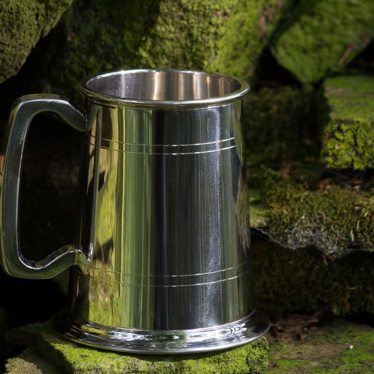 Standard Double Lined One Pint Pewter Tankard Standard Double Lined One Pint Pewter Tankard