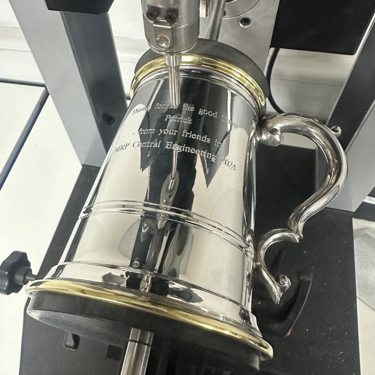 Wortley Glass Base One Pint Pewter And Brass Tankard Wortley Glass Base One Pint Pewter And Brass Tankard