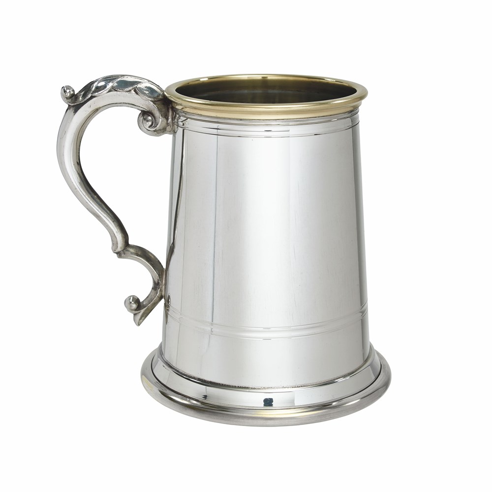 Celtic Gold Pewter And Brass Tankard Celtic Gold Pewter And Brass Tankard