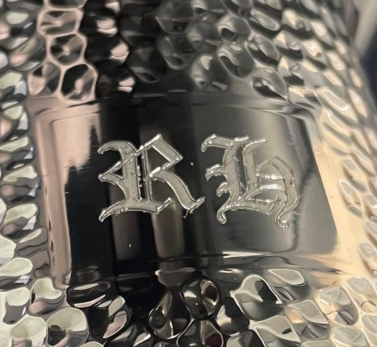 Hammered One Pint Pewter Tankard Hammered One Pint Pewter Tankard