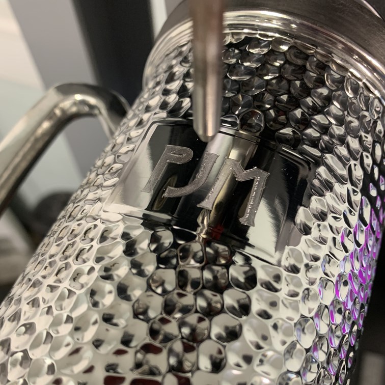 Hammered One Pint Pewter Tankard Hammered One Pint Pewter Tankard