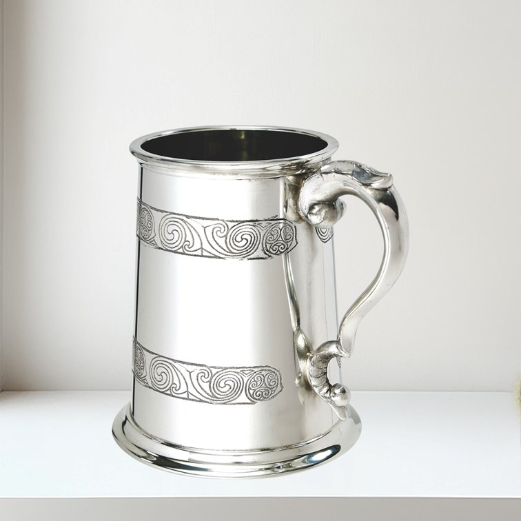 Kells One Pint Pewter Tankard Kells One Pint Pewter Tankard