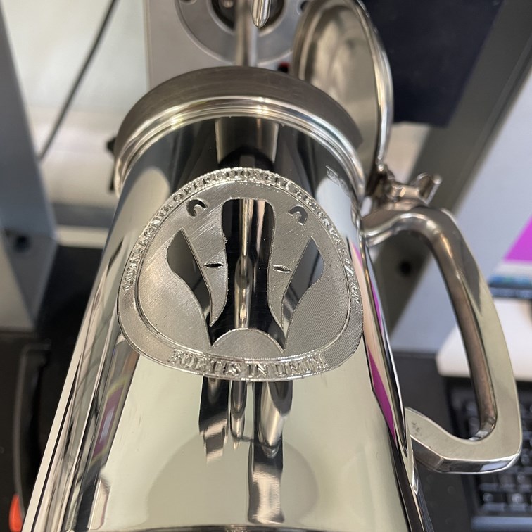 Lidded One Pint Pewter Tankard Lidded One Pint Pewter Tankard