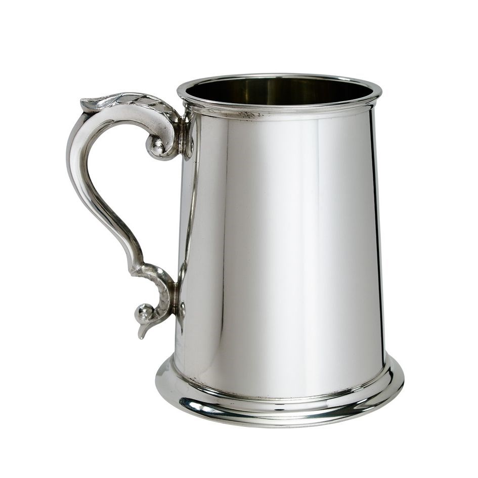Embossed Celtic Cross Pewter Tankard Embossed Celtic Cross Pewter Tankard
