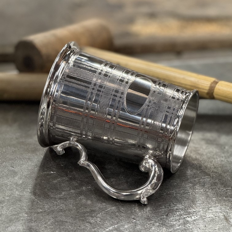 Tartan One Pint Pewter Tankard Tartan One Pint Pewter Tankard