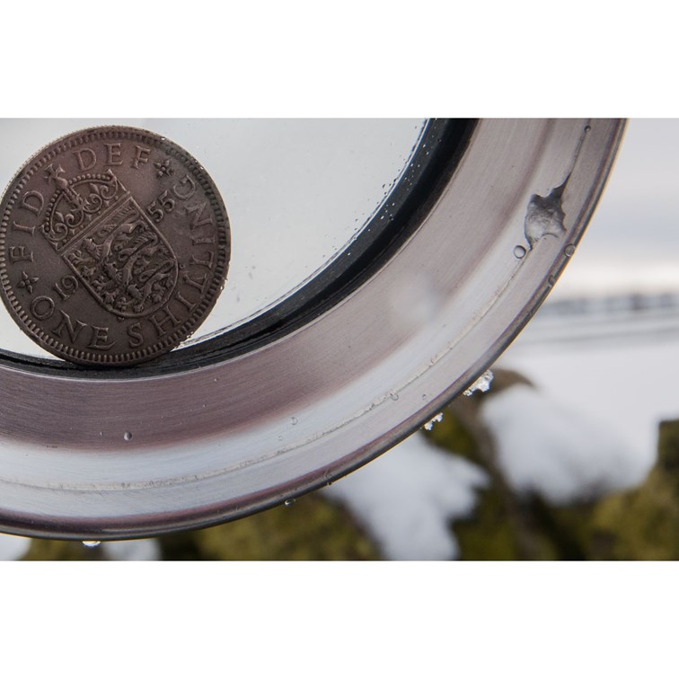 Shilling One Pint Pewter Tankard Glass Base Shilling One Pint Pewter Tankard Glass Base
