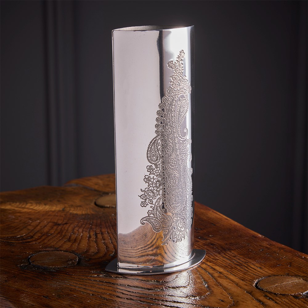 Paisley Pewter Budvase Paisley Pewter Budvase