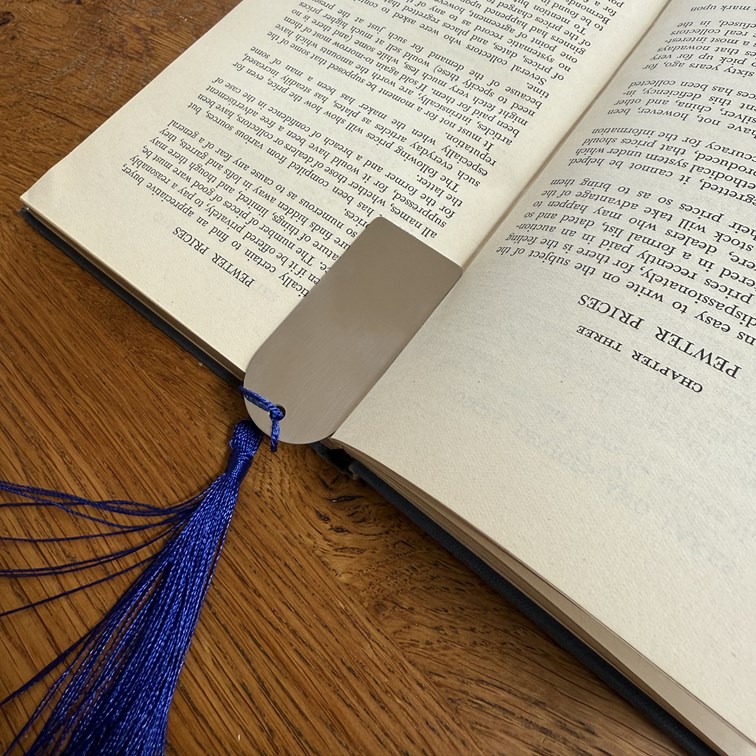 Stainless Steel Book Mark With Tassel Stainless Steel Book Mark With Tassel