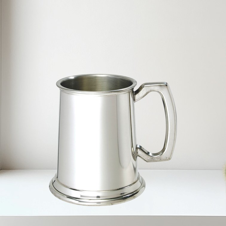 Half Pint Standard Plain Pewter Tankard Half Pint Standard Plain Pewter Tankard