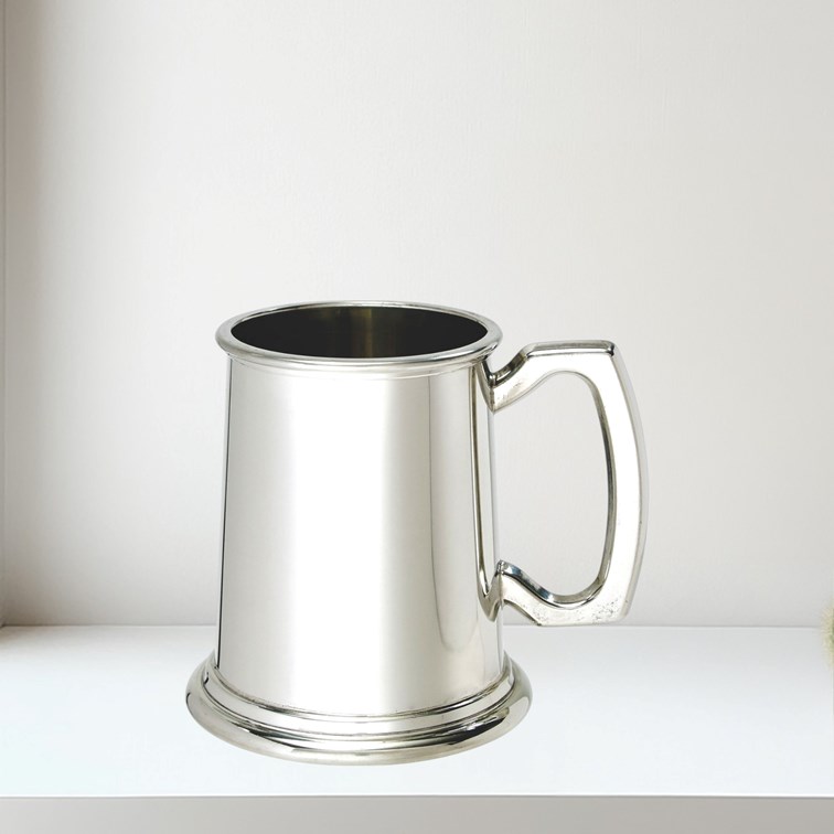 Half Pint Plain Pewter Tankard Half Pint Plain Pewter Tankard