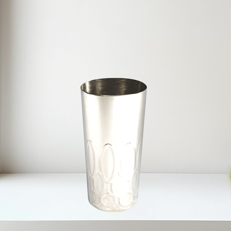 Small Pewter Elipse Vase Small Pewter Elipse Vase