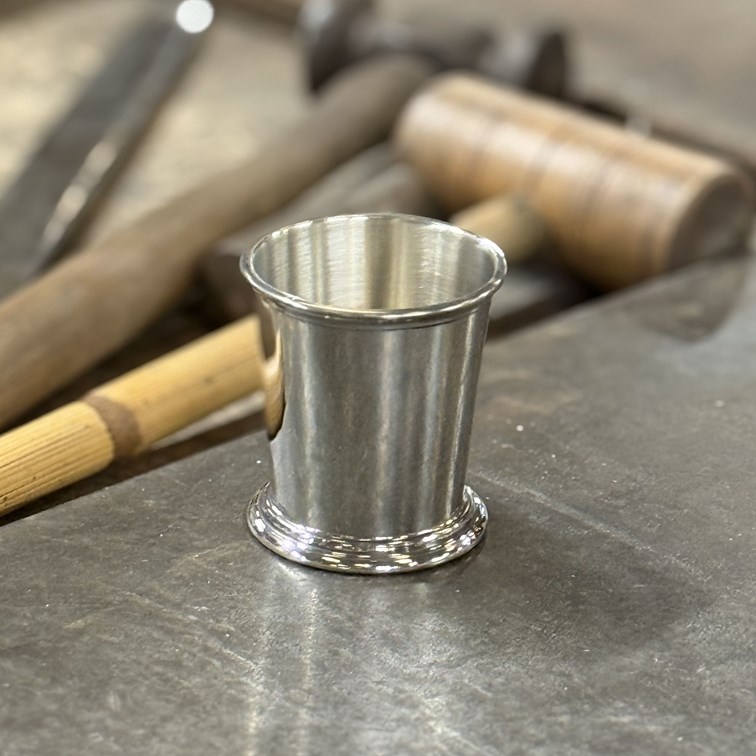 Plain Pewter Quarter Pint Tumbler Plain Pewter Quarter Pint Tumbler