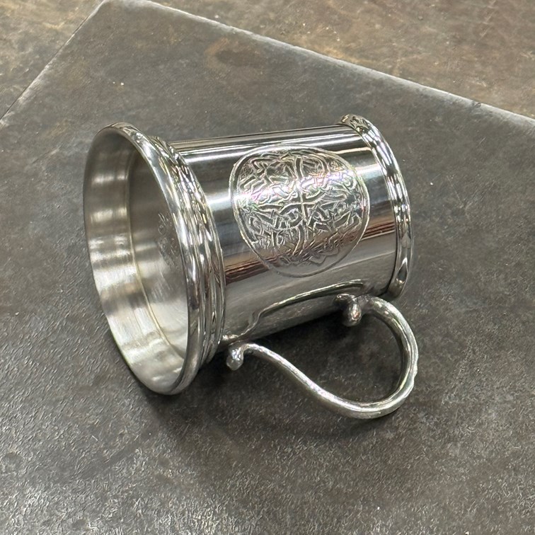 Celtic Circle Quarter Pint Pewter Baby Mug Celtic Circle Quarter Pint Pewter Baby Mug