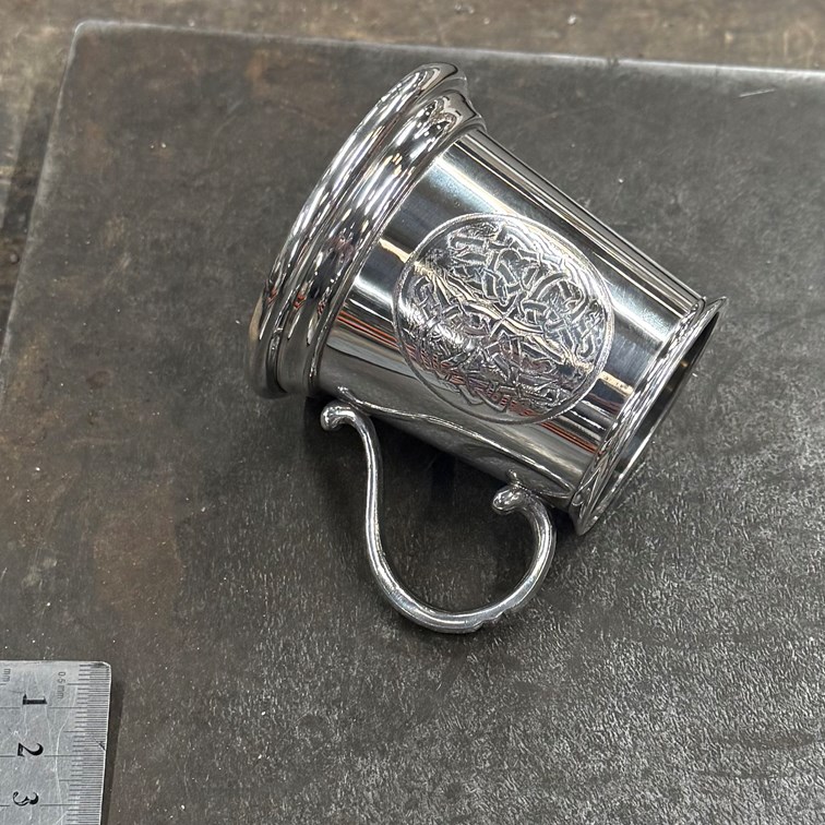 Celtic Circle Quarter Pint Pewter Baby Mug Celtic Circle Quarter Pint Pewter Baby Mug