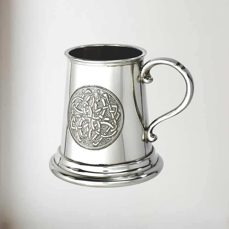 Celtic Circle Quarter Pint Pewter Baby Mug Celtic Circle Quarter Pint Pewter Baby Mug