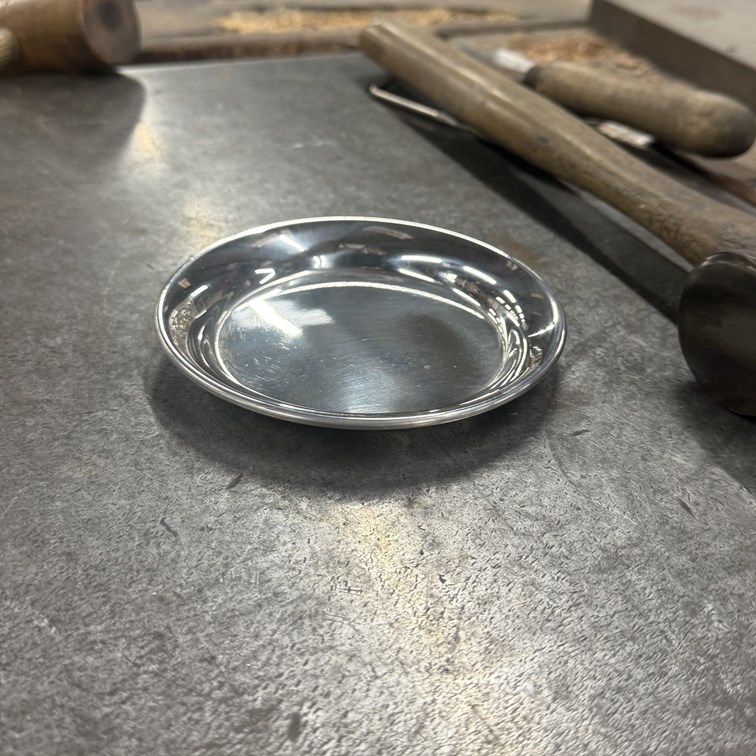 Round Pewter Bottle Coaster Round Pewter Bottle Coaster