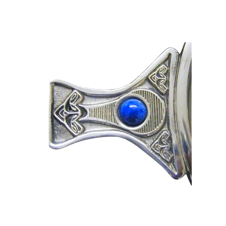 Gem Handle Standard Pewter Quaich