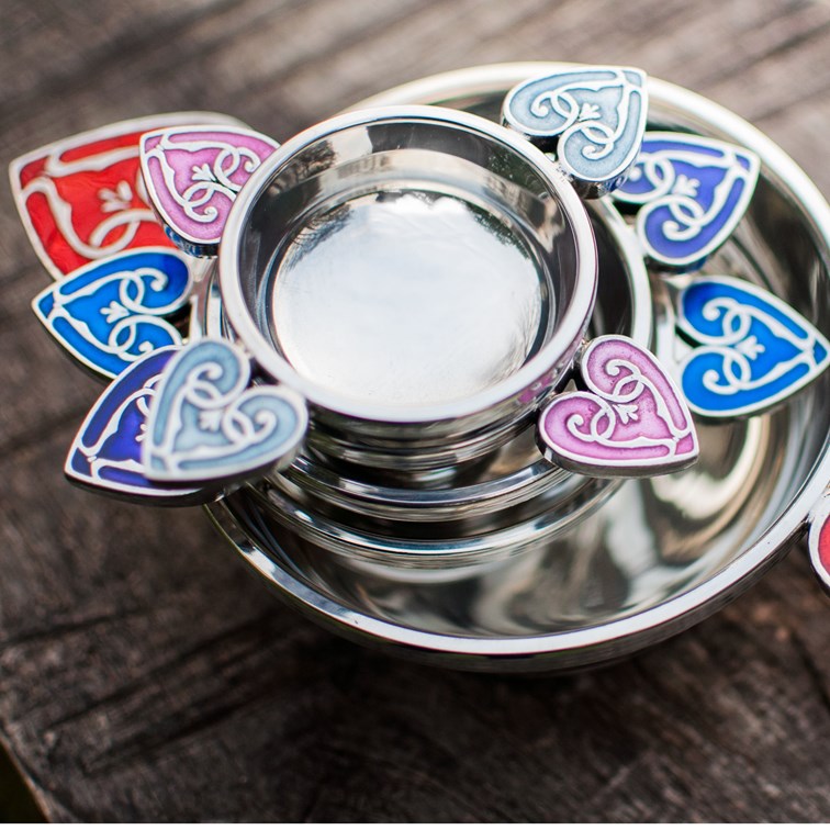 Small Baby Blue Heart Of The Highlands Quaich