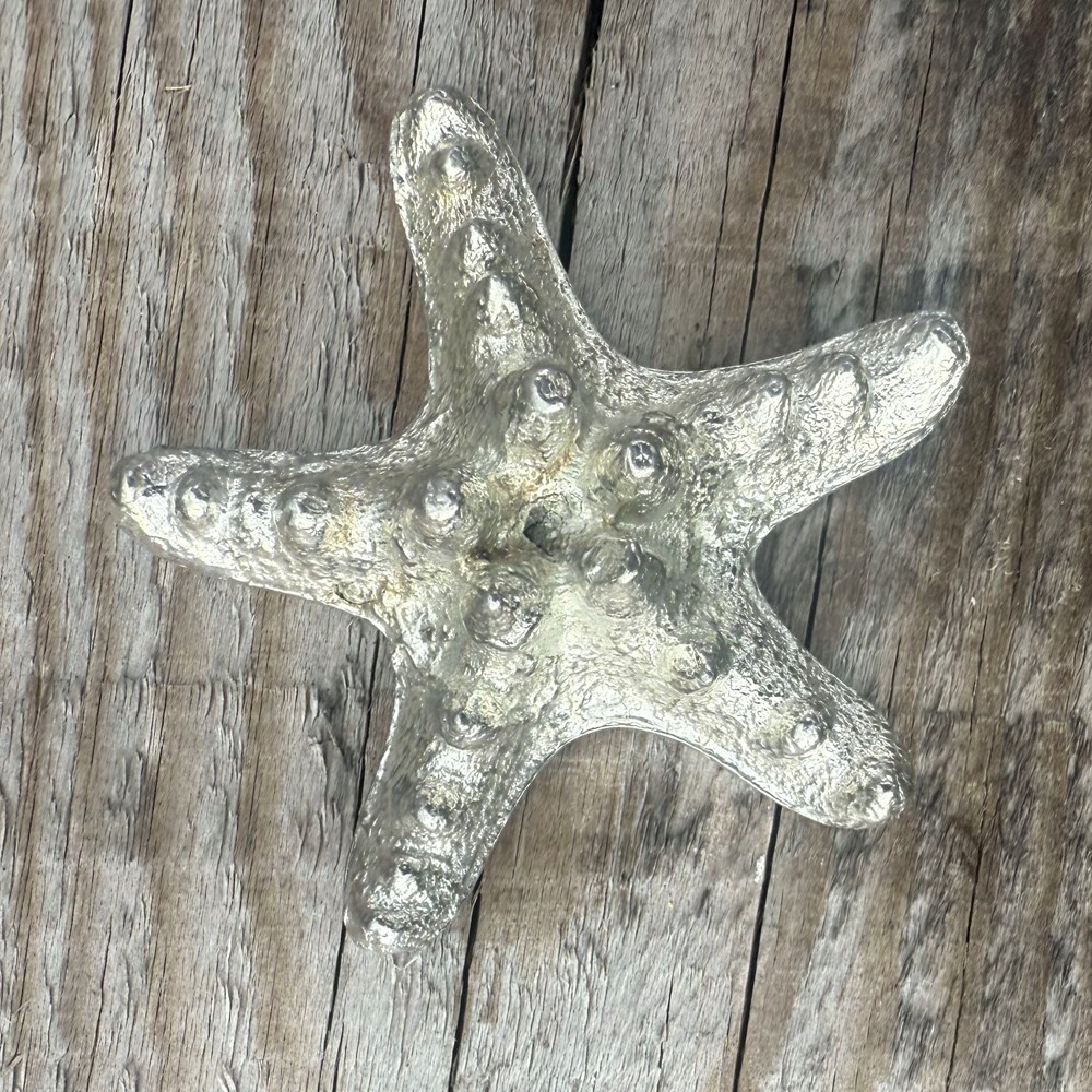 Cast Pewter Starfish Ornament Cast Pewter Starfish Ornament