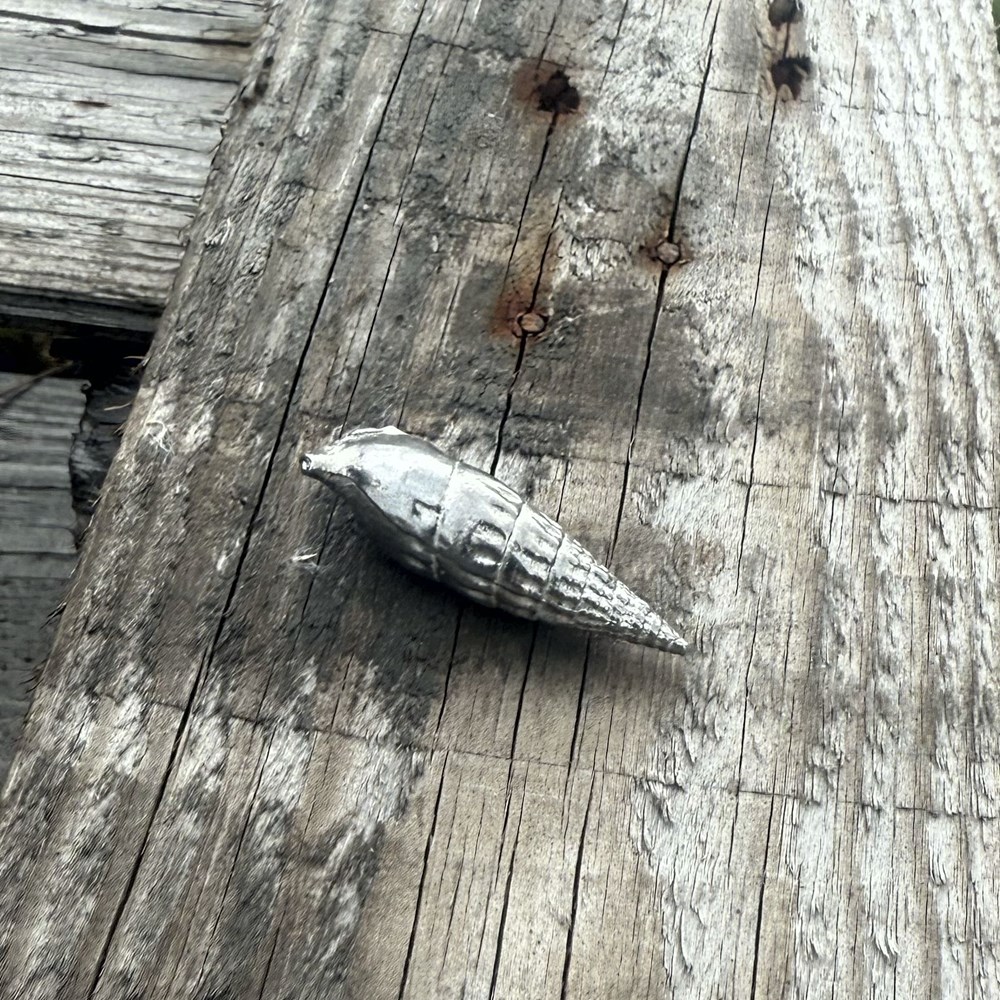 Cast Pewter Small Ceritch Shell Ornament