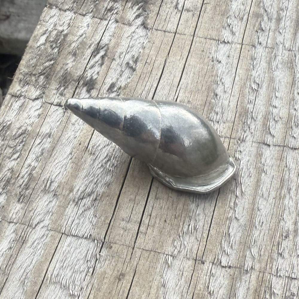 Cast Medium Spiral Shell Ornament Cast Medium Spiral Shell Ornament