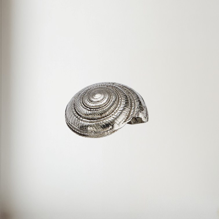 Cast Pewter Large Flat Spiral Ornament Cast Pewter Large Flat Spiral Ornament