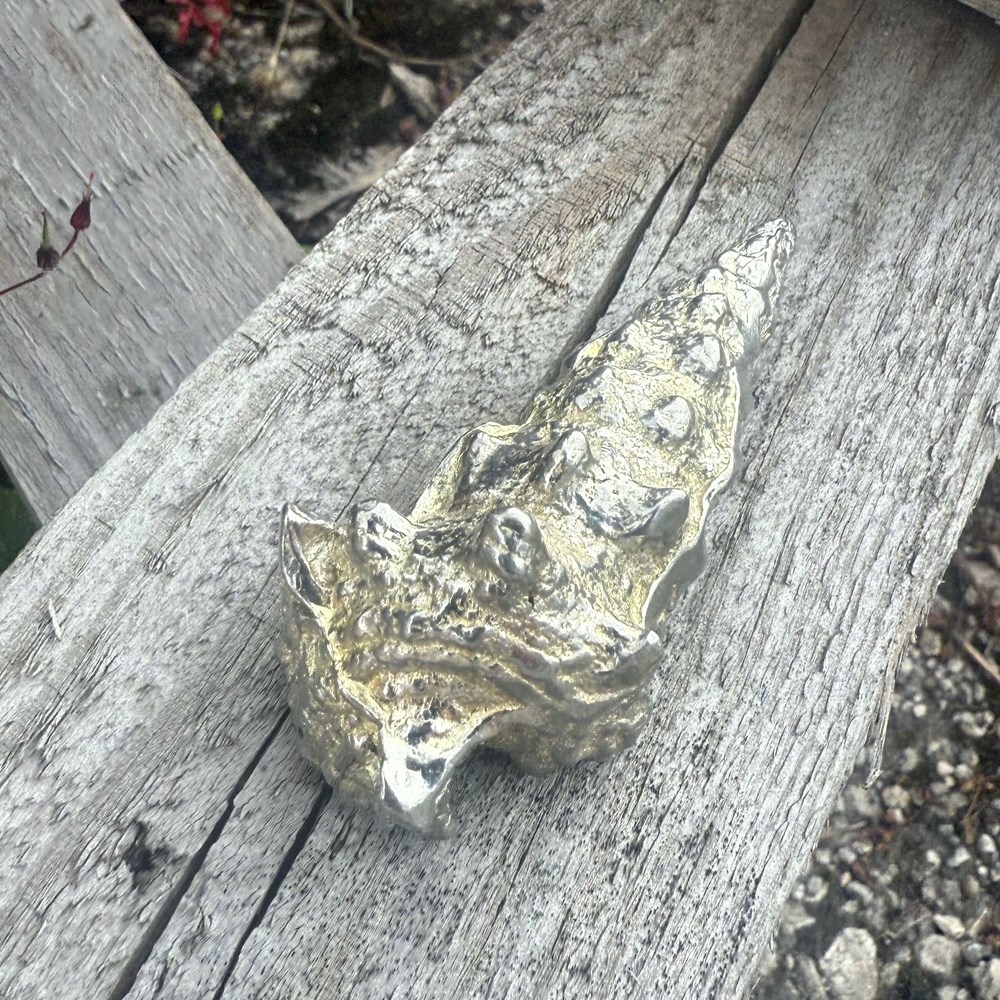 Cast Pewter Large Ceritch Shell Ornament