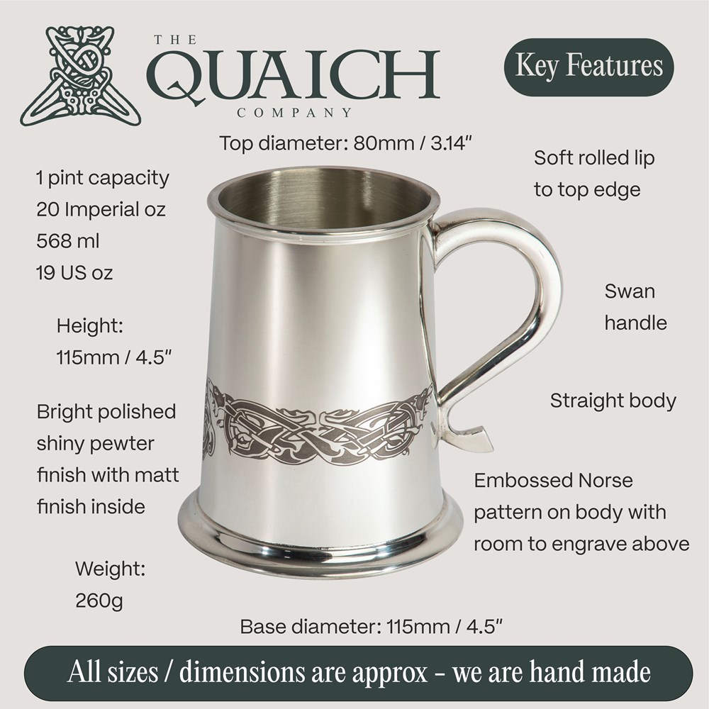 Norseman Pewter Tankard Norseman Pewter Tankard