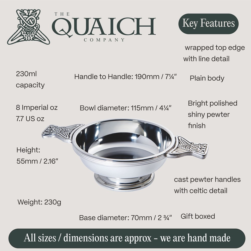 Pewter Large Quaich Pewter Large Quaich