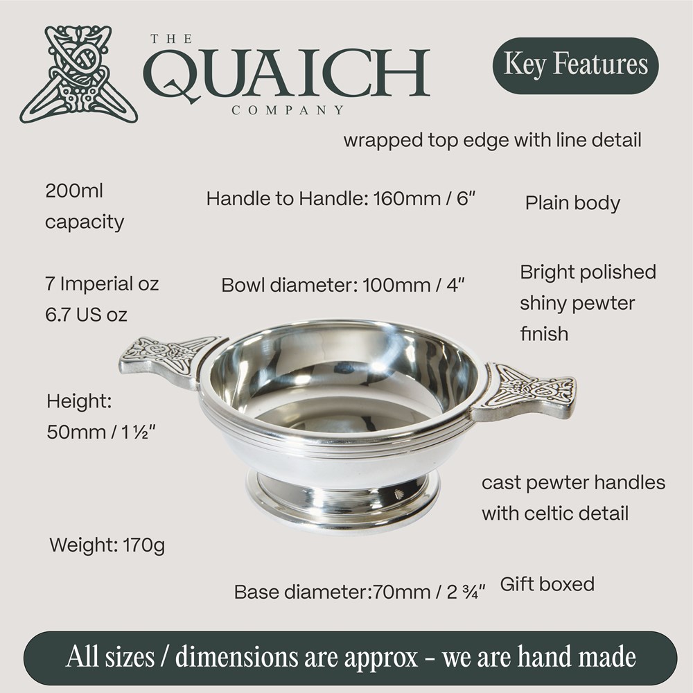 Pewter Medium Quaich