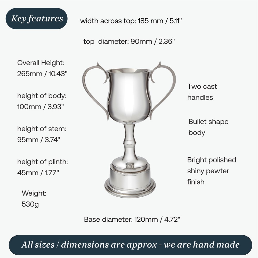 Large Georgian Pewter Trophy Large Georgian Pewter Trophy