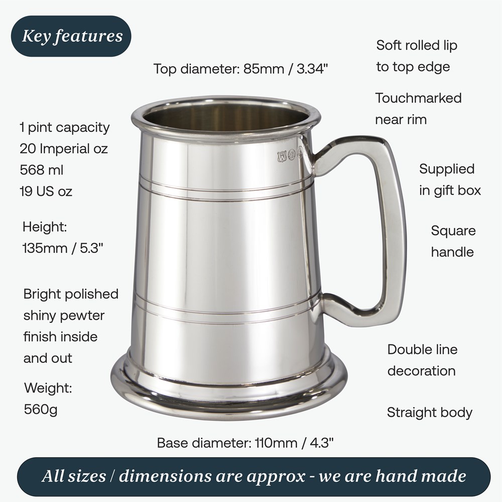 X Range Lined Suffolk Tankard X Range Lined Suffolk Tankard