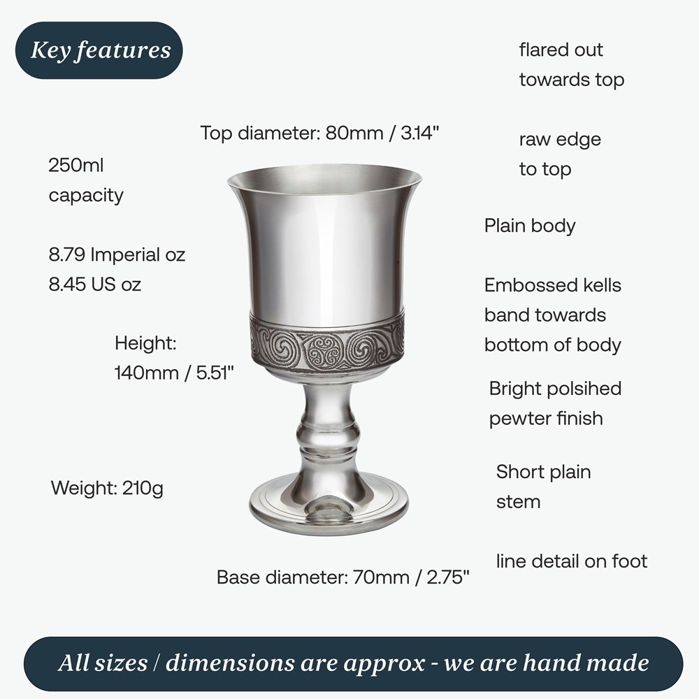 Kells Pewter Goblet