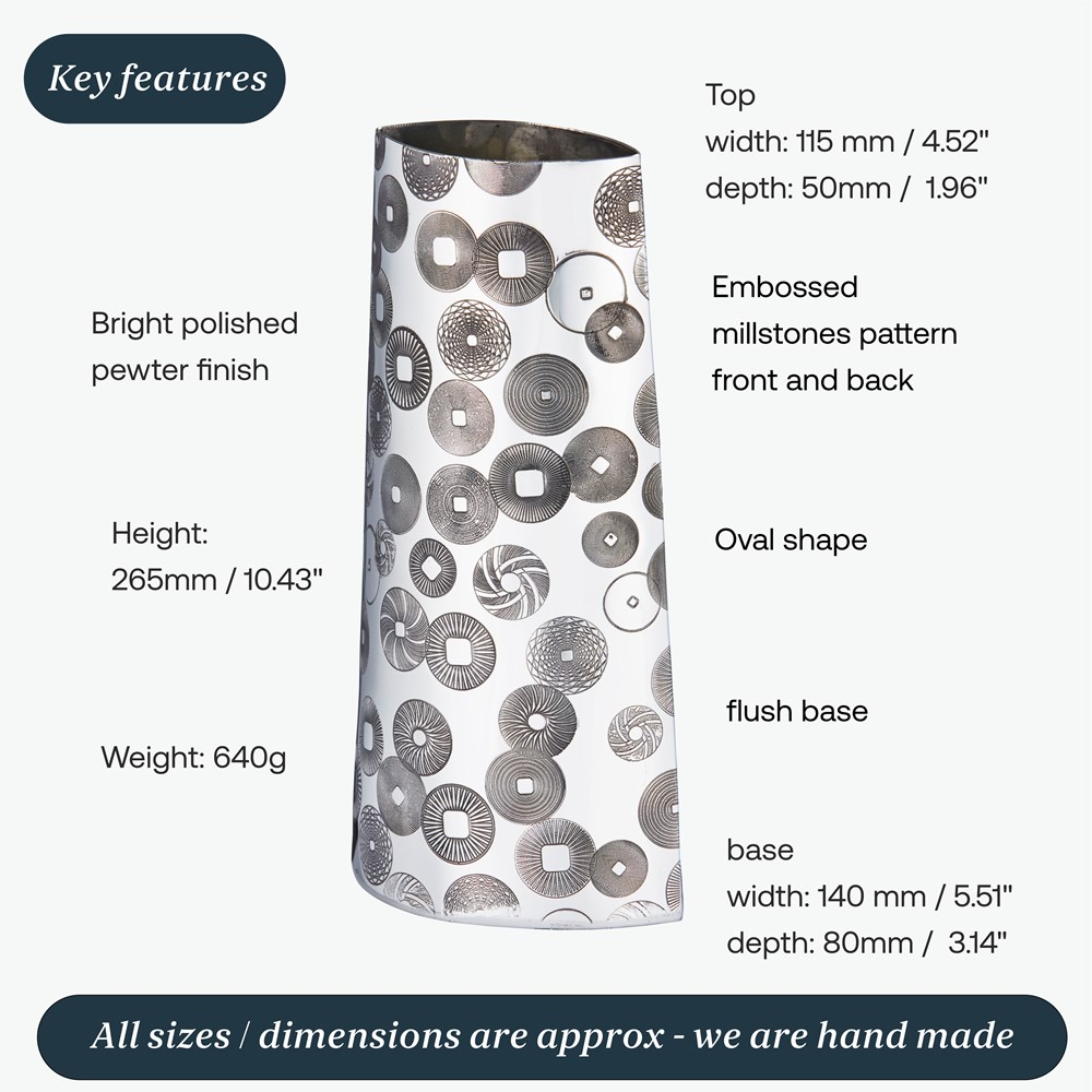 Millstones Large Vase Millstones Large Vase