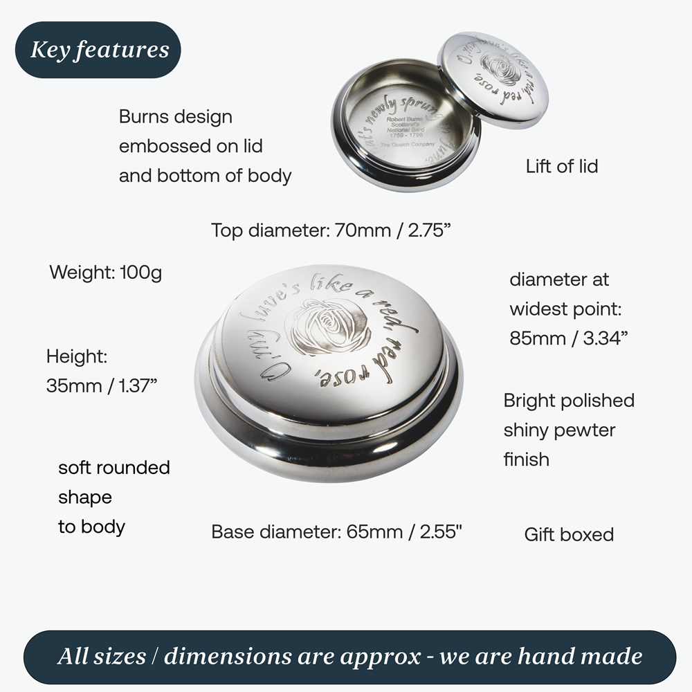 Red Red Rose Trinket Box Red Red Rose Trinket Box