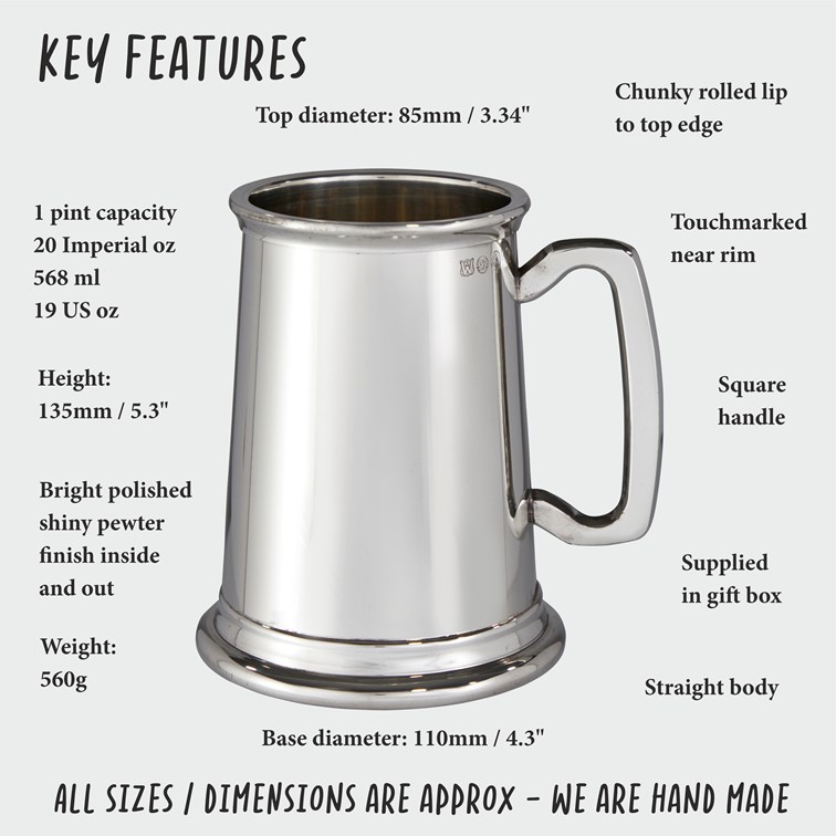 X Range Plain Norfolk Tankard X Range Plain Norfolk Tankard