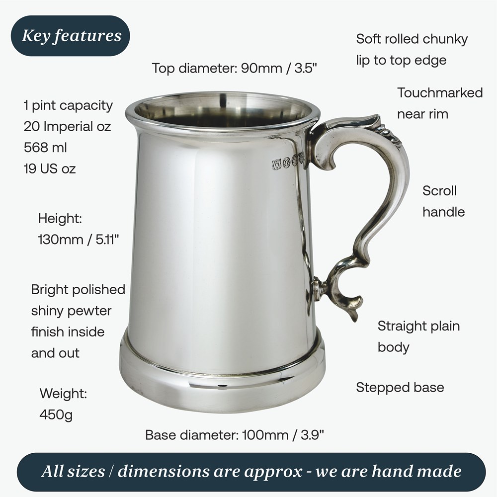 Vanguard Heavy One Pint Tankard Vanguard Heavy One Pint Tankard
