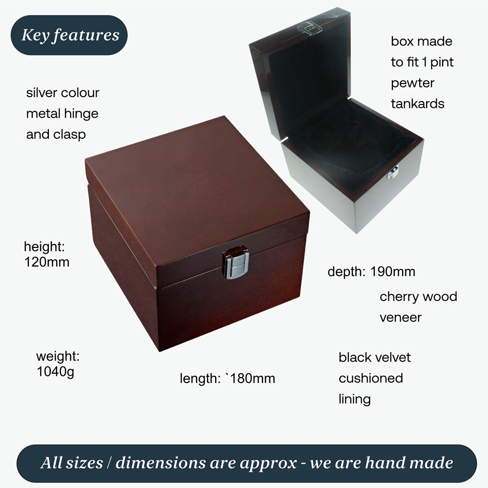 Wooden Tankard Presentation Box Wooden Tankard Presentation Box