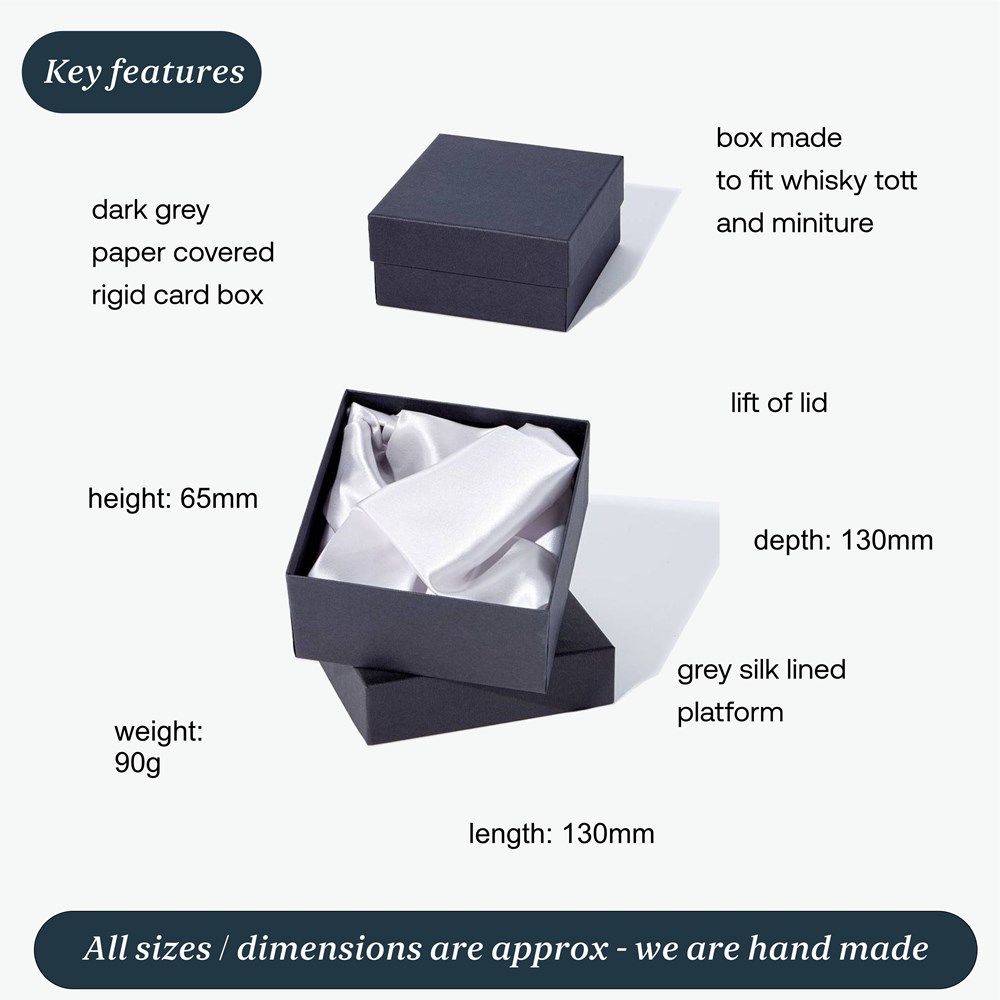 Box For Whisky Tot And Minature Box Only Box For Whisky Tot And Minature Box Only