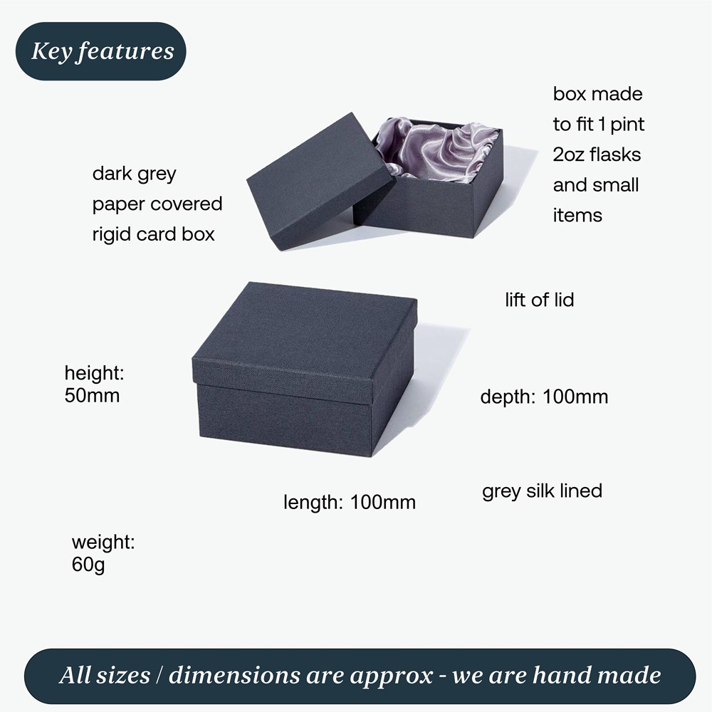 Presentation Box For Extra small Quaich Or 2oz Flask Presentation Box For Extra small Quaich Or 2oz Flask