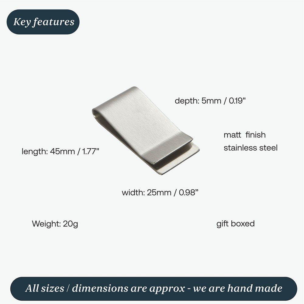 Stainless Steel Money Clip