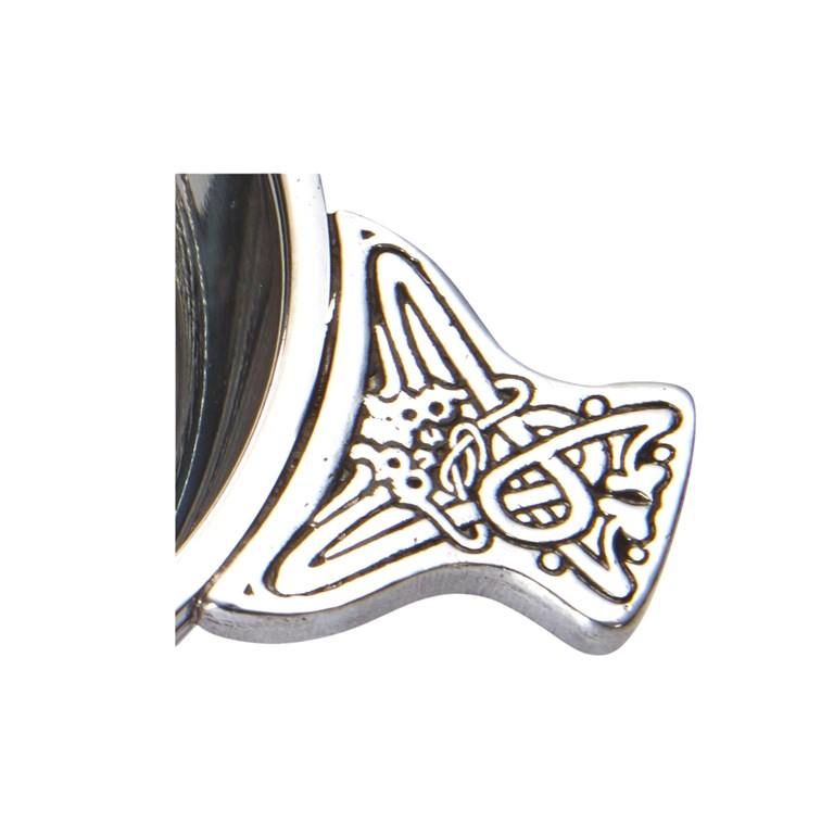 Medium Brass Rim Pewter Quaich Medium Brass Rim Pewter Quaich