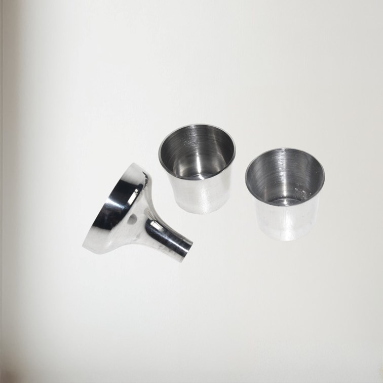 Flask Presentation Box funnel and nip cups for the presentation box