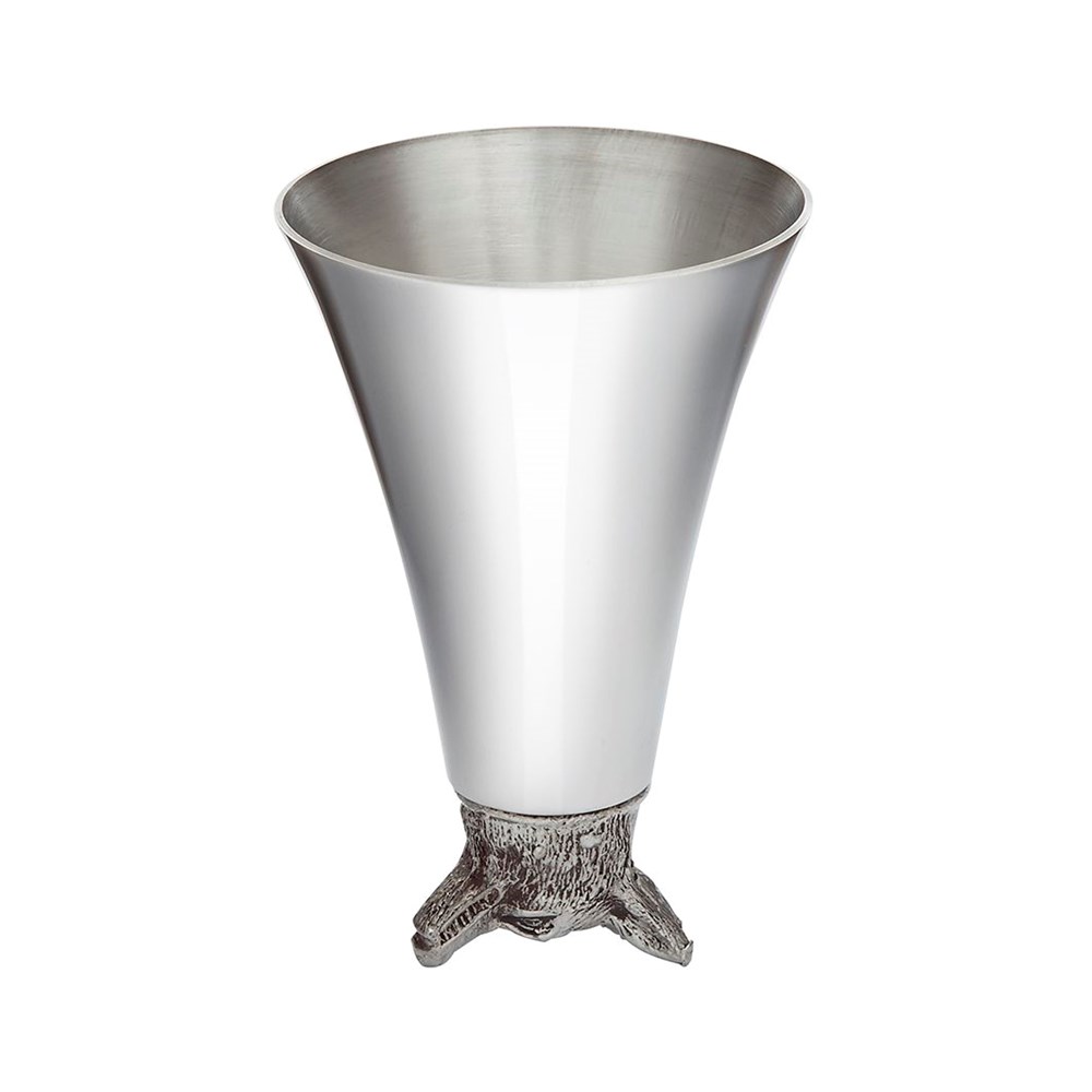 Fox Head 5oz Pewter Jigger Cup Fox Head 5oz Pewter Jigger Cup