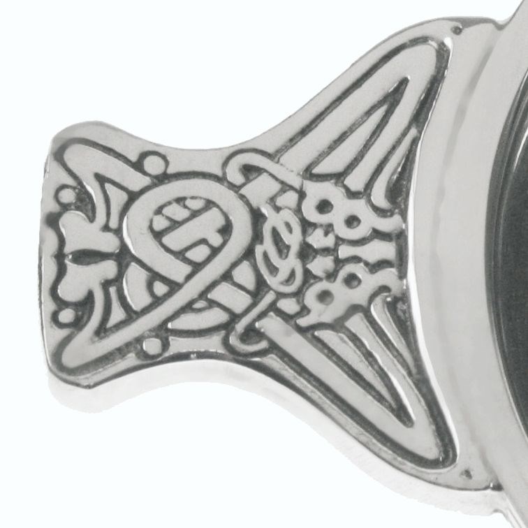 Thistle Large Pewter Quaich