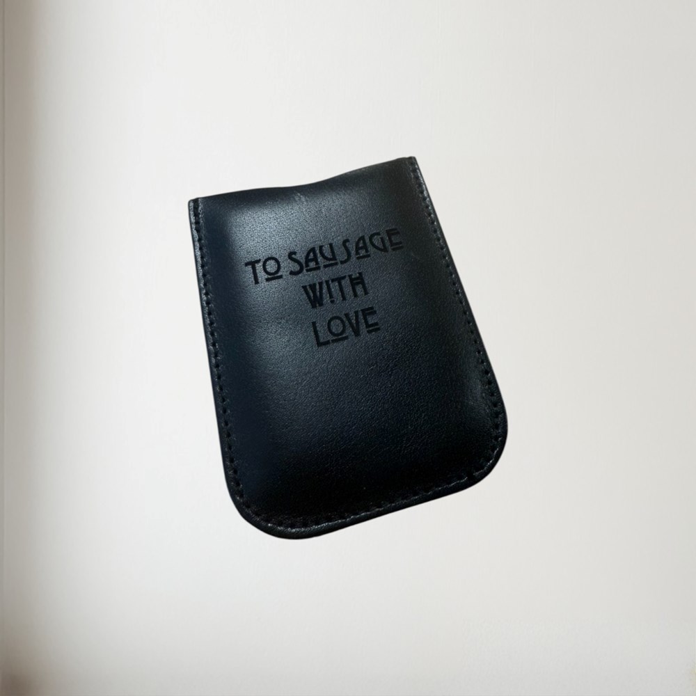 Black Leather Pouch To Fit 3oz Pocket Flasks Black Leather Pouch To Fit 3oz Pocket Flasks