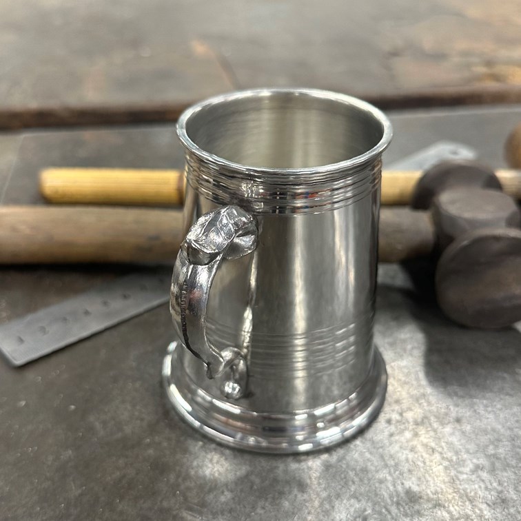 Half Pint Worcester Pewter Tankard Half Pint Worcester Pewter Tankard