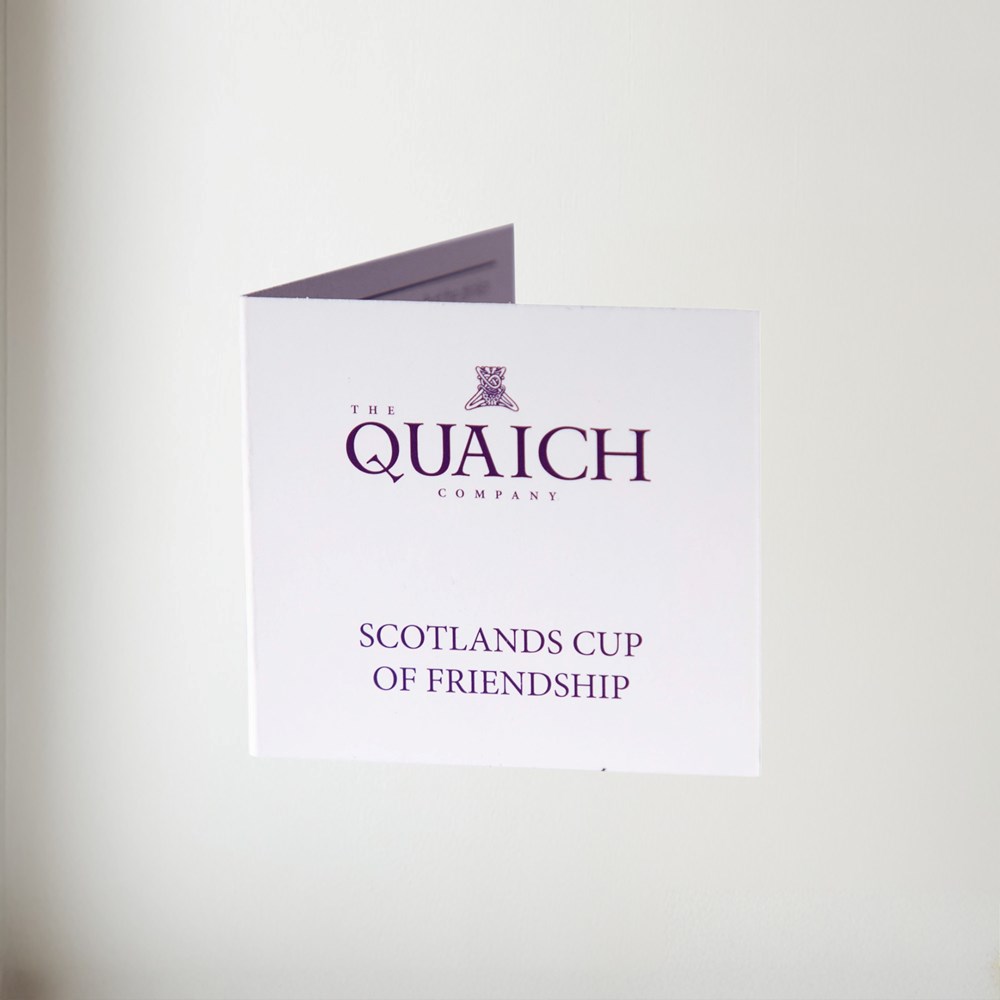 Standard Tartan Pewter Quaich Standard Tartan Pewter Quaich