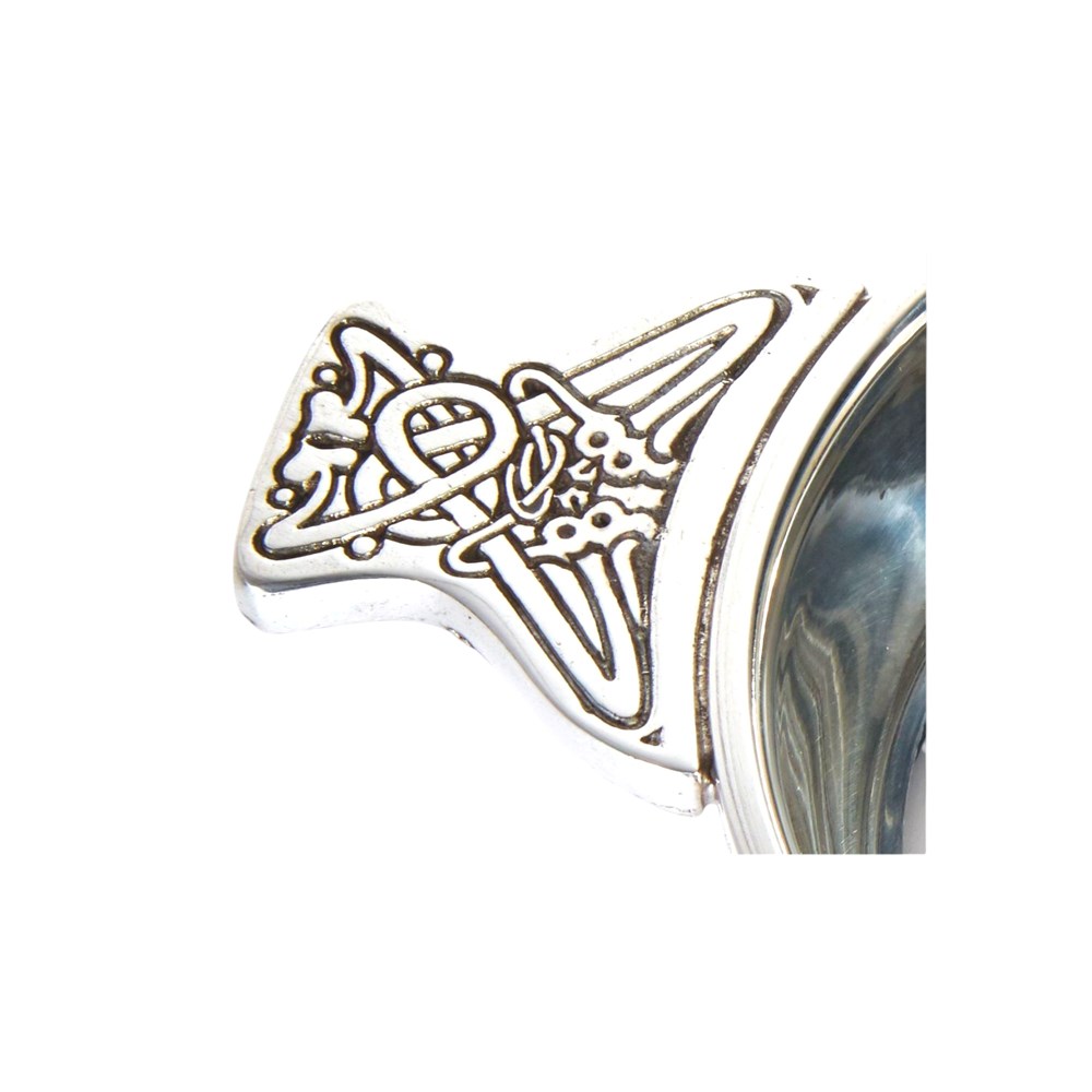 Standard Gem Cross Pewter Quaich Standard Gem Cross Pewter Quaich