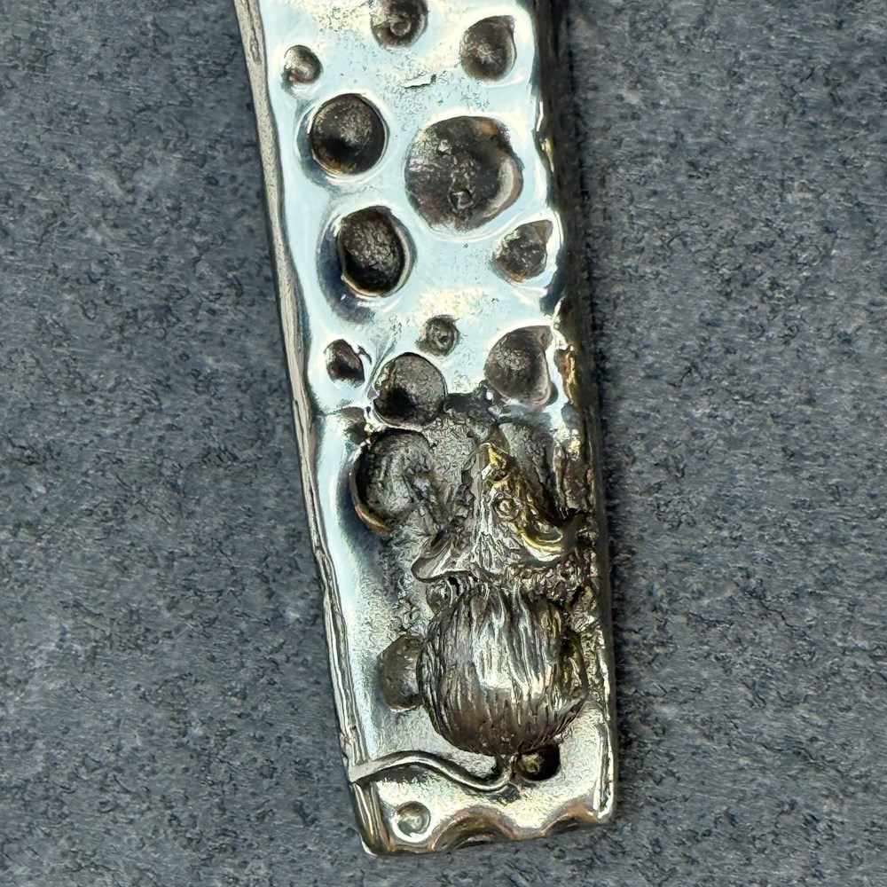 Cast Pewter Mouse Cheese Knife Cast Pewter Mouse Cheese Knife